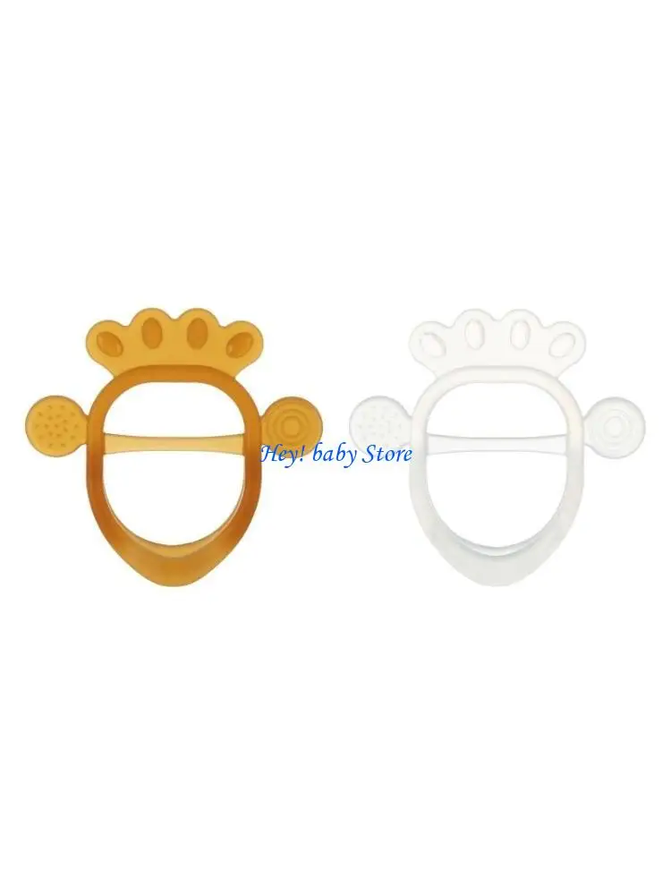 

Q1FE милый браслет, игрушка для кусания зубов, пищевой силикон, товары для младенцев, прорезыватель, подарок