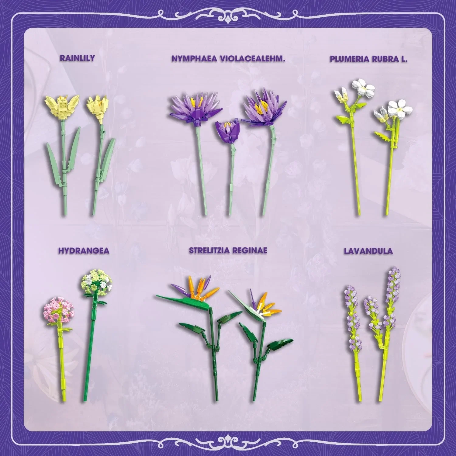 Flower Bouquet Building Sets for Adult, Home Decor Gifts for Valentine's Day,Mother’s Day Botanical Collection with Fancy Box image 5