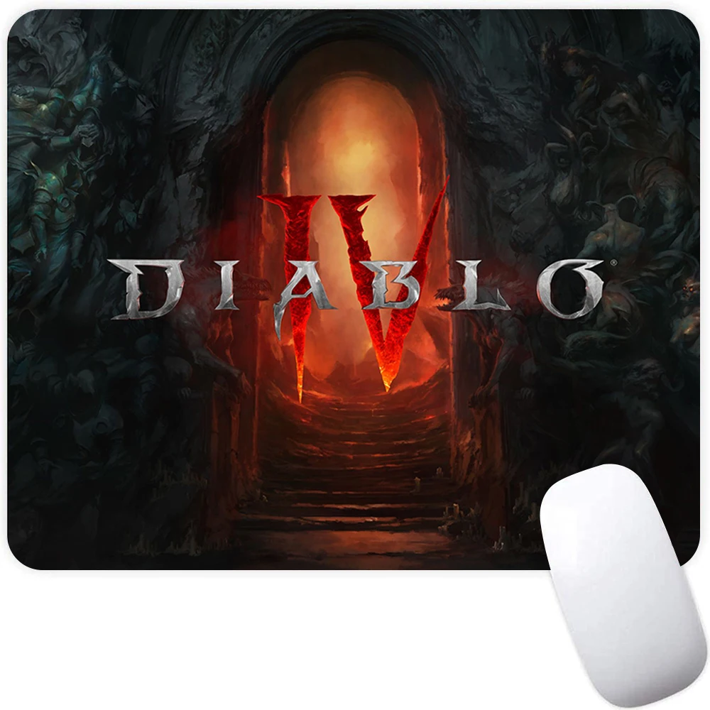 Diablo 4 Gaming Mouse Pad Large Mouse Pad PC Gamer Computer Mouse Mat Big Mousepad Silicone Carpet Keyboard Desk Mat Mause Pad