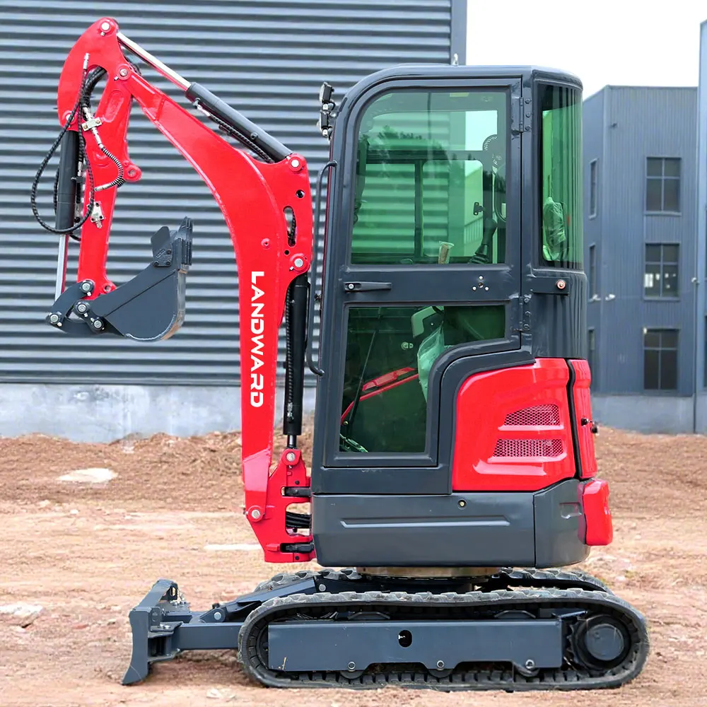 

Hydraulic Mini Crawler Excavator Factory Directly Sale 1.8 Ton High Quality Micro Digger Home Garden Use Small Bagger Customized