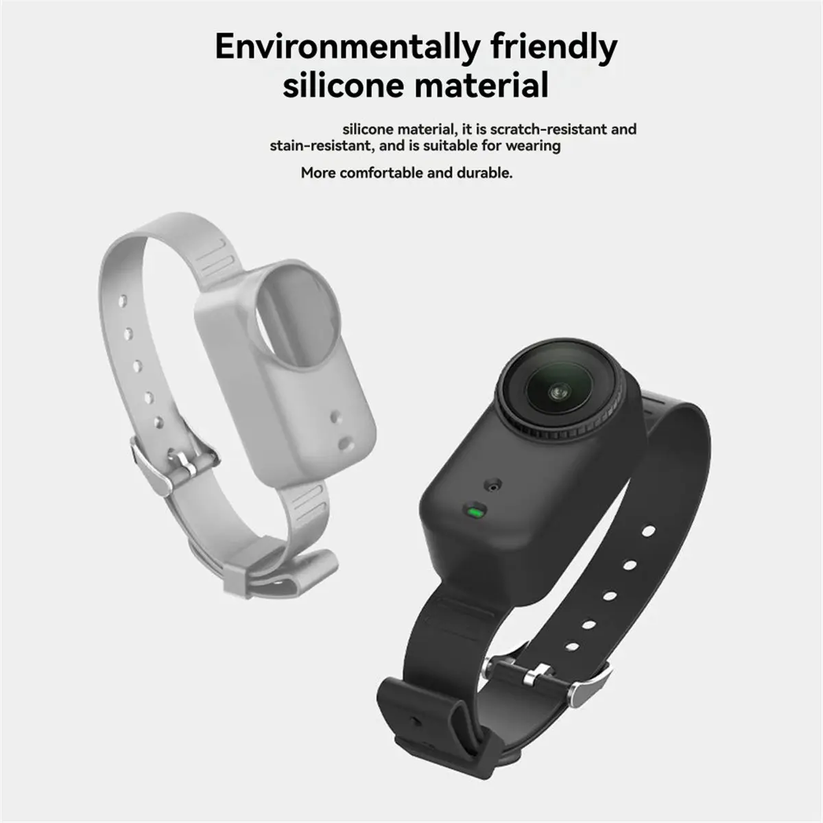 Correa de muñeca de mano para puertos Nano soporte de cámara pulsera ajustable accesorios de cámara negro