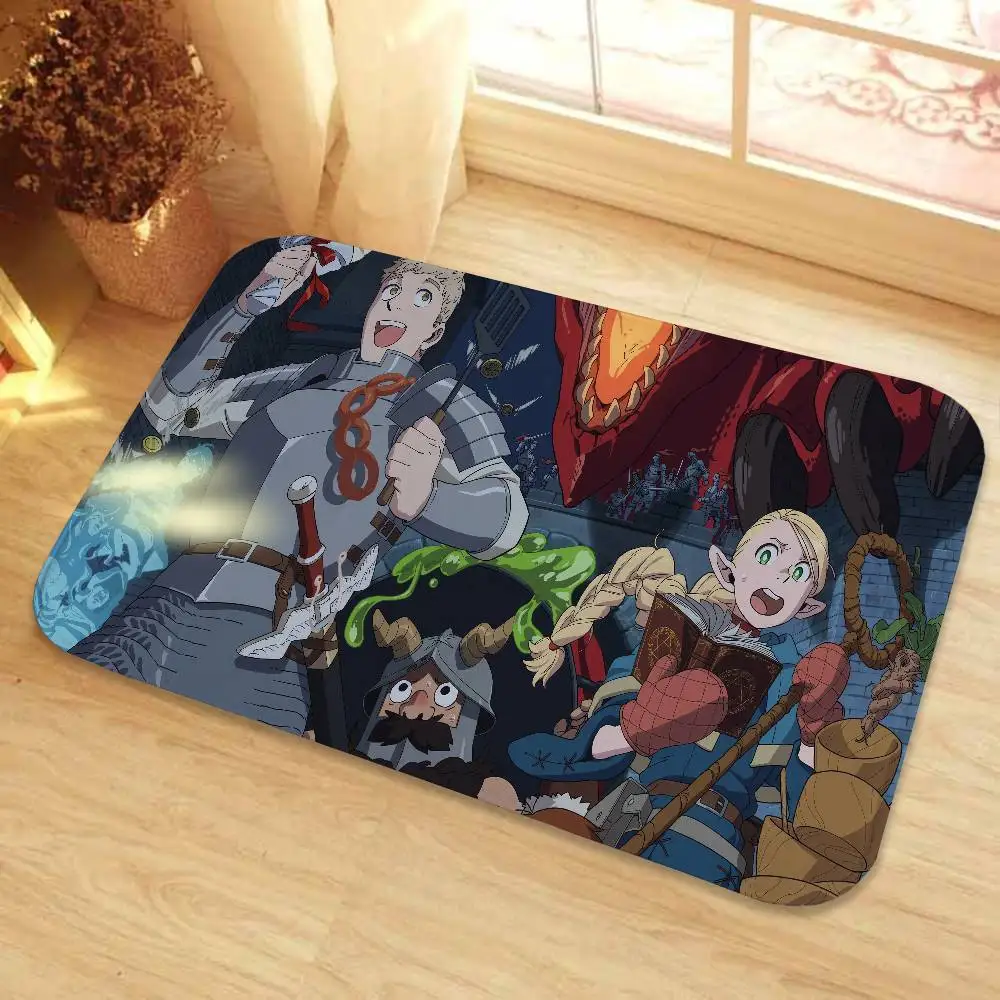 

Floor Mat Printed Large Carpets Room And Bedroom Carpets Bathroom Anti Slip Anime Delicious In DungeonDoor MATS Small Carpets