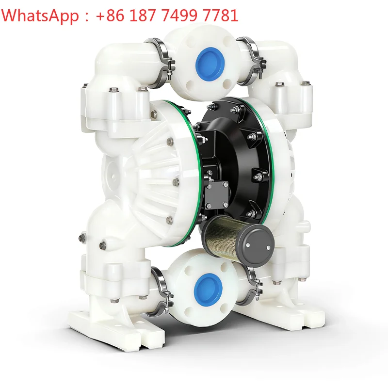 Industrial PP Air Operated Double Diaphragm Pump Ink Water Fluid Transfer Industrial Spare Parts Pump