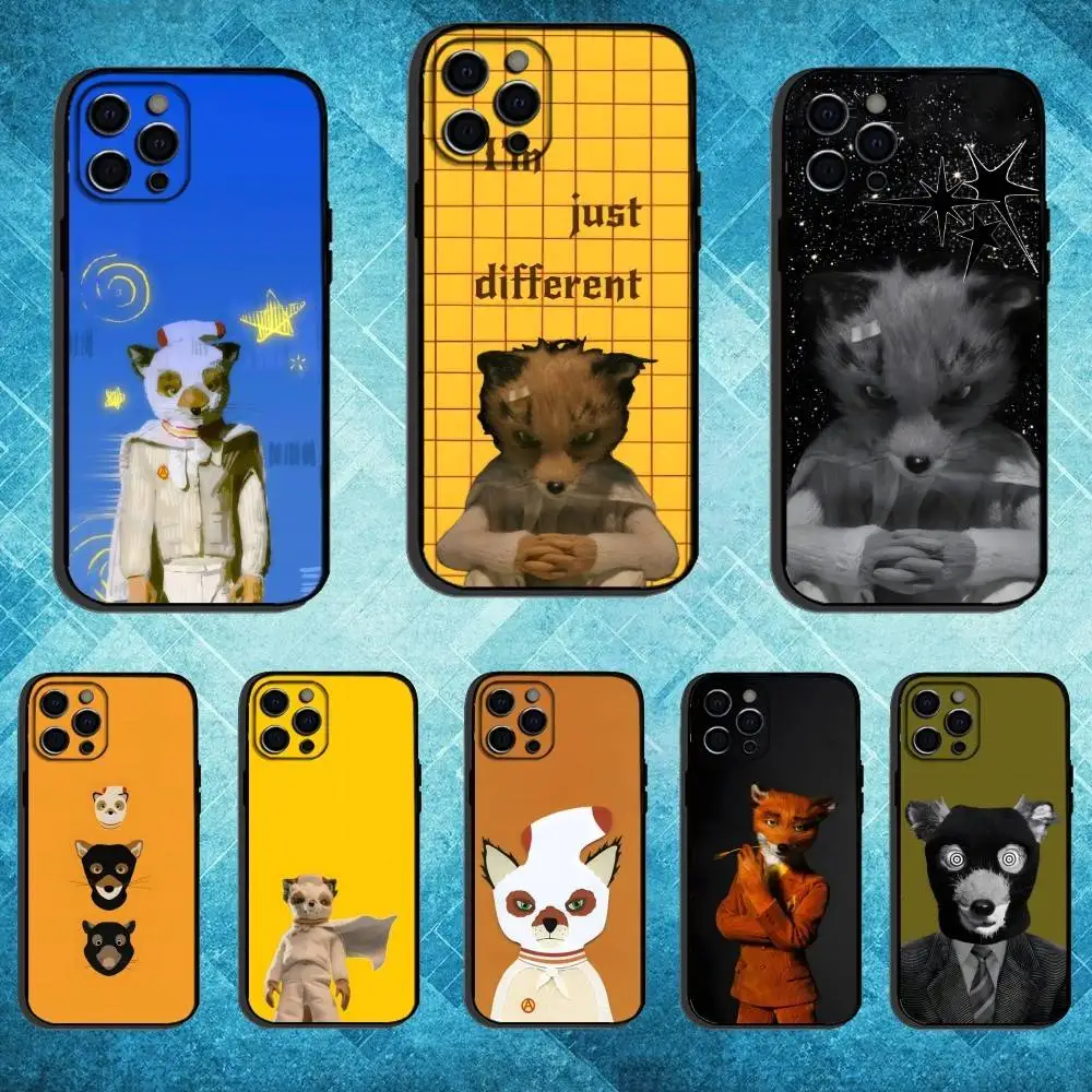 

F-Fantastic Mr F-Fox Phone Case For iPhone17,16,15,14,13,12,11 Plus,Pro Max Soft Black Cover