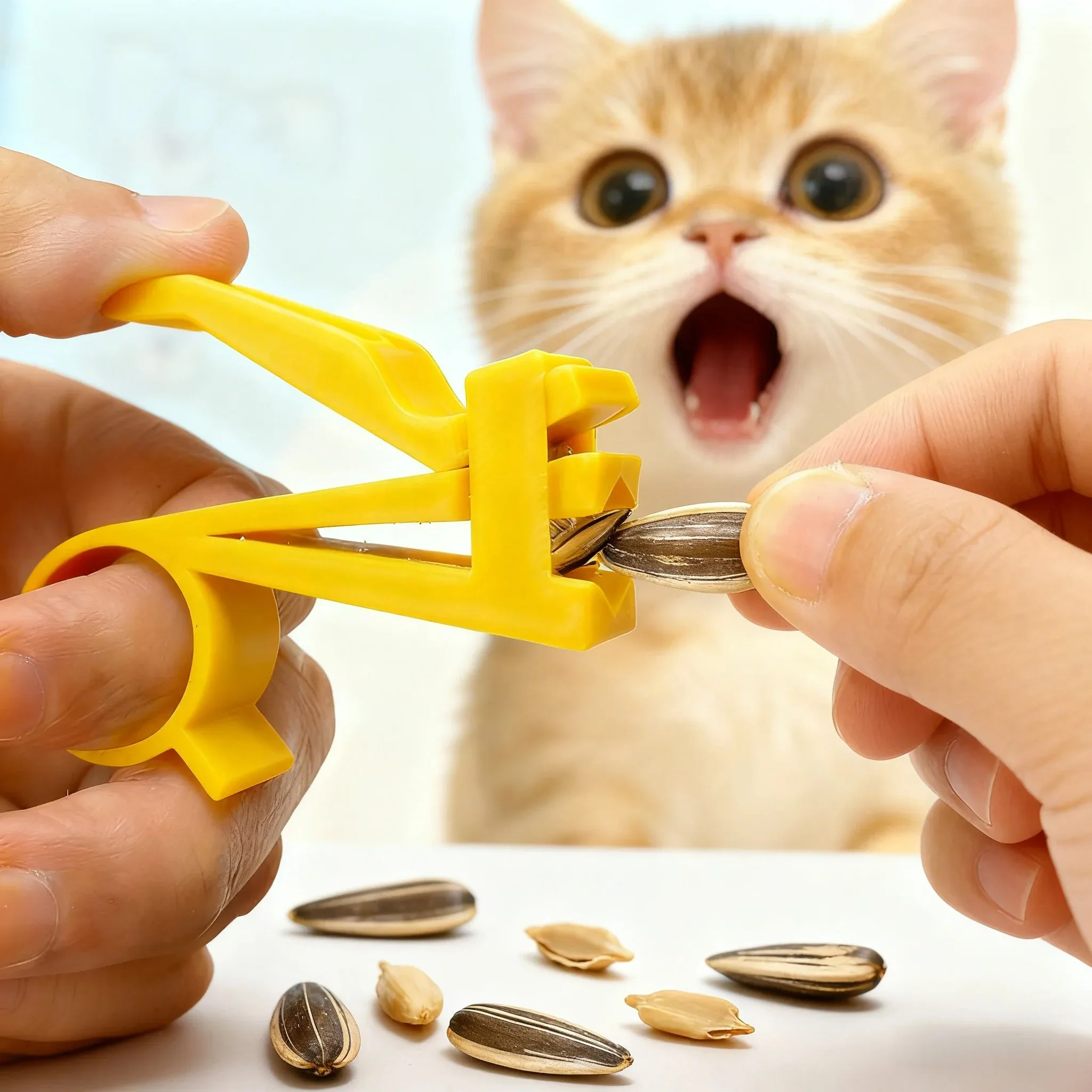 Nut & Seed Cracker, Effortless Shelling, Quick Safe Nut Opener, Practical Must-Have Kitchen Gadget