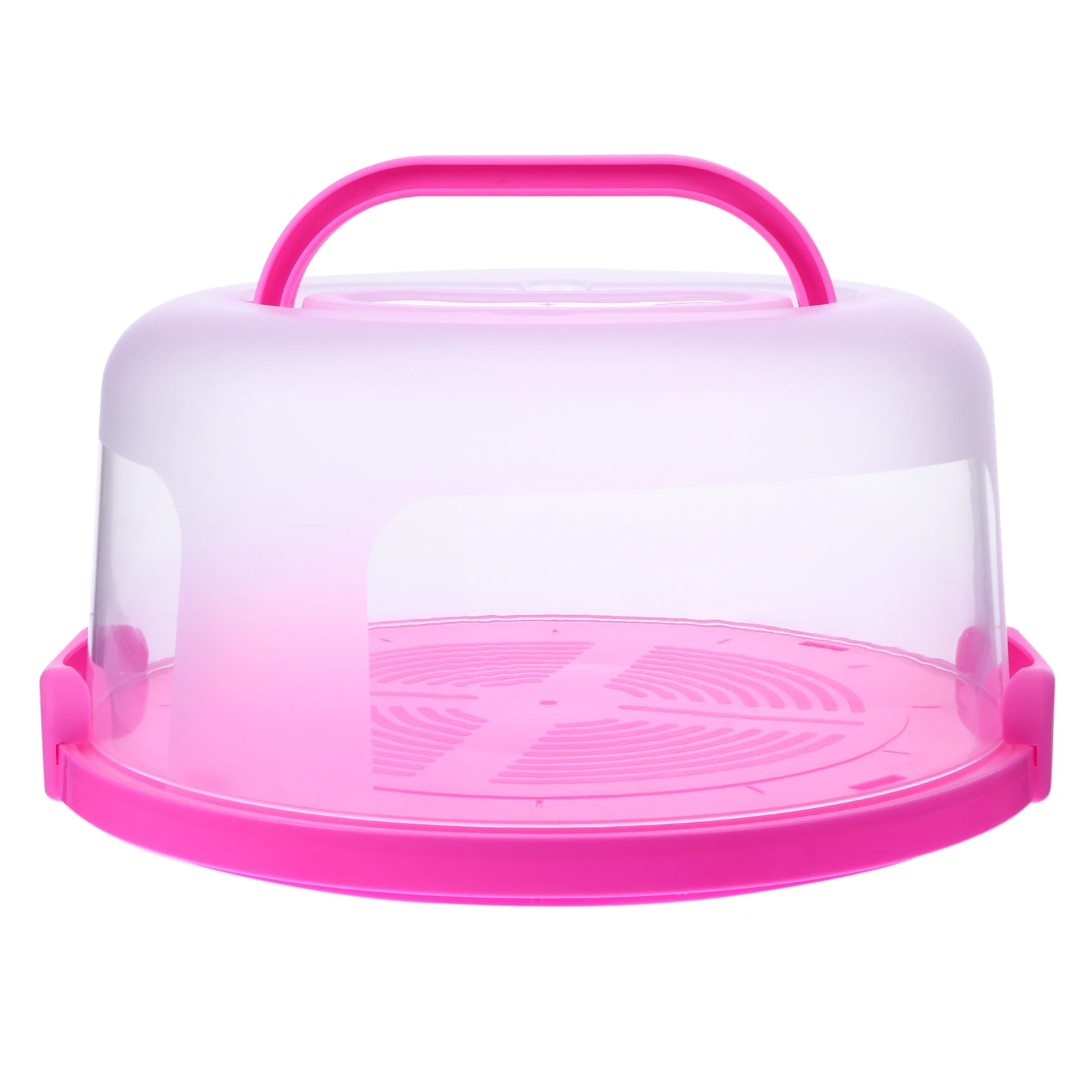 

Cake Box Reusable Premium Pink Carrier for Desserts Party Packaging Lightweight Compact Hygienic Storage Container