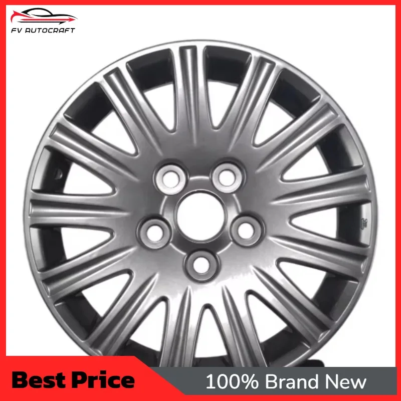 

【2026】Wholesale Car Parts Wheels 15 Inch 5x114.3 Silver Multi Spoke OEM Style Car Rims, Alloy Wheels For Small Compact Passenger