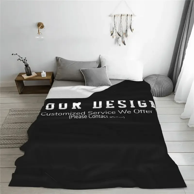 Customized Service We Offer (Please Contact Seller) Blanket Cover Flannel Throw Blanket Couch Portable Ultra-Soft Warm Bedsprea