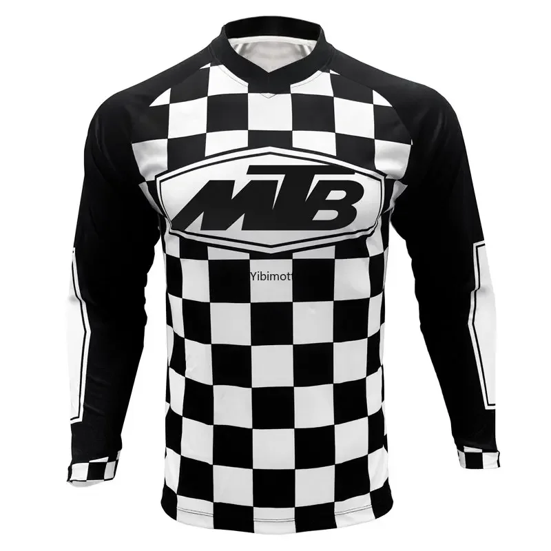 Winter Long Sleeve Quick Dry MTB DH Jersey Motocross Wear BMX Cycling Mountain Bike Clothing Downhill T Shirt