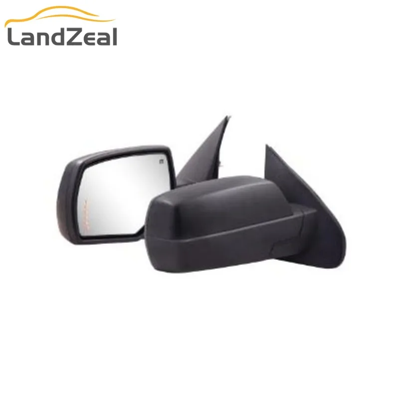 1pair Black Texture/Chrome 7258B-14-EAH Car Side Rearview Mirror for Chevrolet Silverado 2014-2018 GMC Sierra 2014-2018