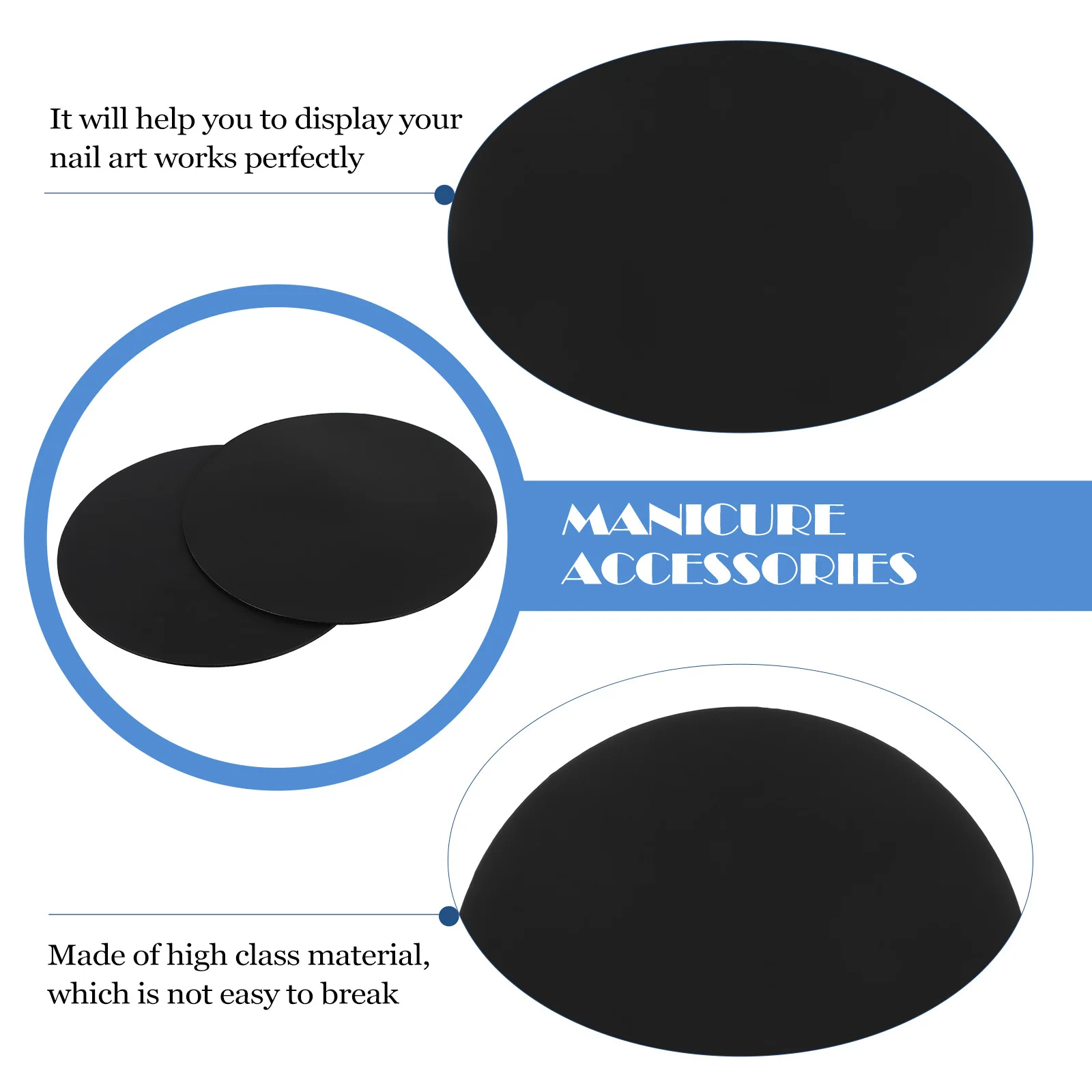 10Pcs Nail Pallets Silicone Manicure Color Mixing Plates Mixing Nail Art Tool Professional Home Beauty Use