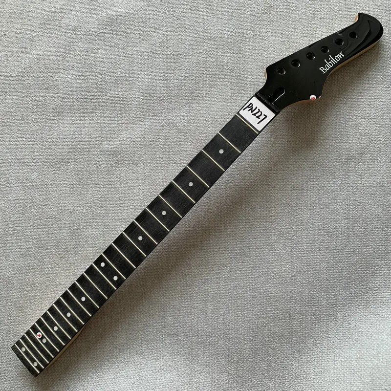 

PN227 ‌Genuine Babilon 24-Fret ST Electric Guitar Neck - Maple with Rosewood Custom Headstock Shape - DIY Replace Part