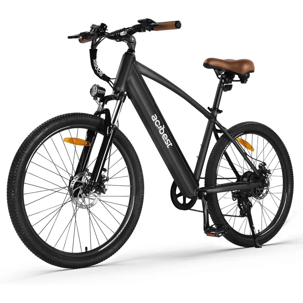 

1200W Peak Mountain E-Bike with 500Wh Battery, 55 Miles Range, 27.5x2.1 Tires, 7-Speed Step-Over Design