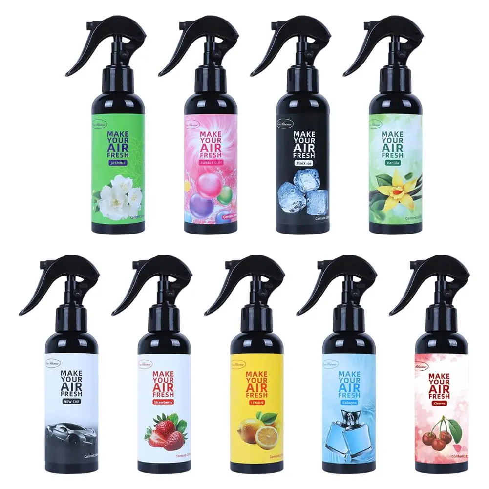 Hot 150ML vehicle mounted air freshener hand spray perfume long-lasting air freshener household air purification deodorant spray