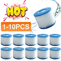 1-10Pcs Type VI Pool Filter Replacement Swimming Pool Filter for Flowclear Size VI Filter Cartridge Lay-Z-Spa for Intex Filter