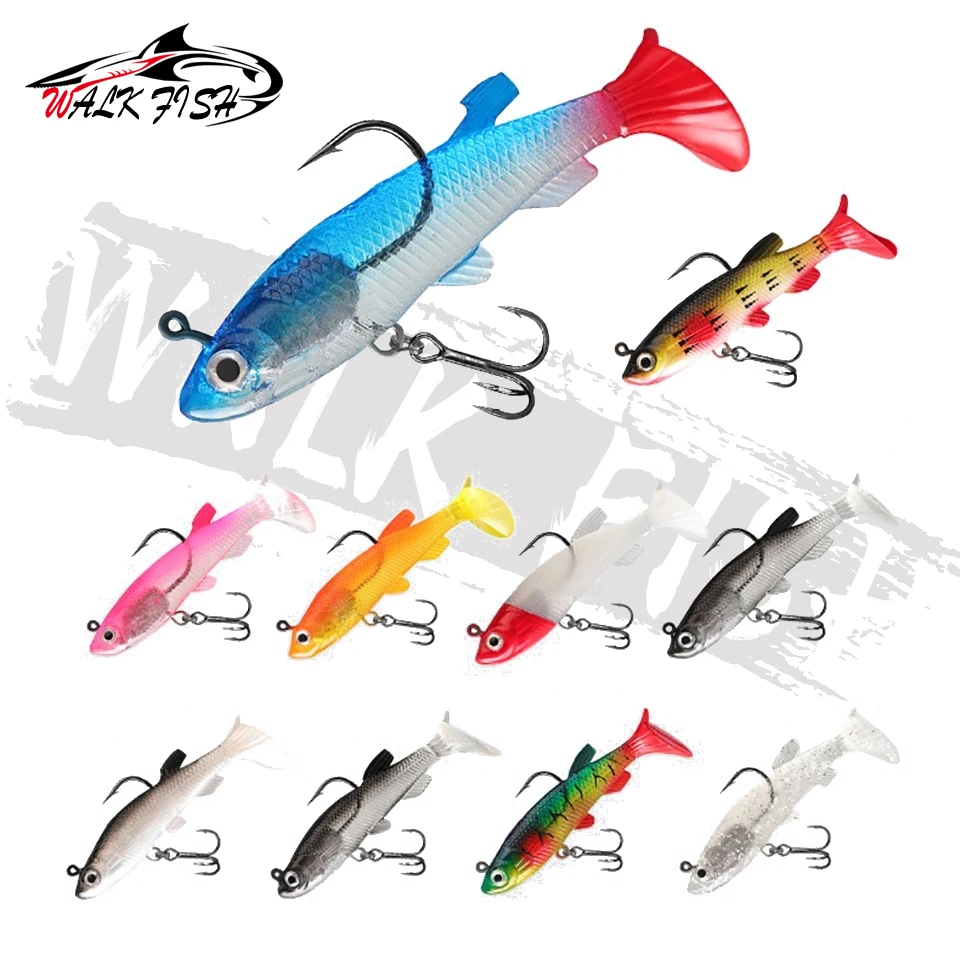 Señuelos Jigging Cola T Walk Fish – Vinilo para Lucio y Lubina - imagen 2