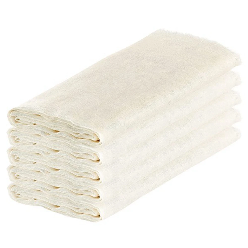 Muslin Cloths for Cooking, Unbleached Cheese Cloths,Cotton Reusable and Washable Cheese Cloths for Straining