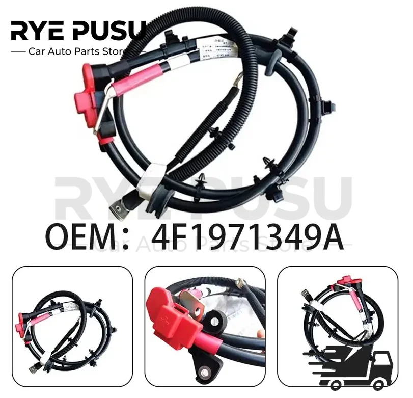 For Audi A6 S6 2005-2011 LHD Alternator Charging Cable 4F1971349A 4F1 971 349 A