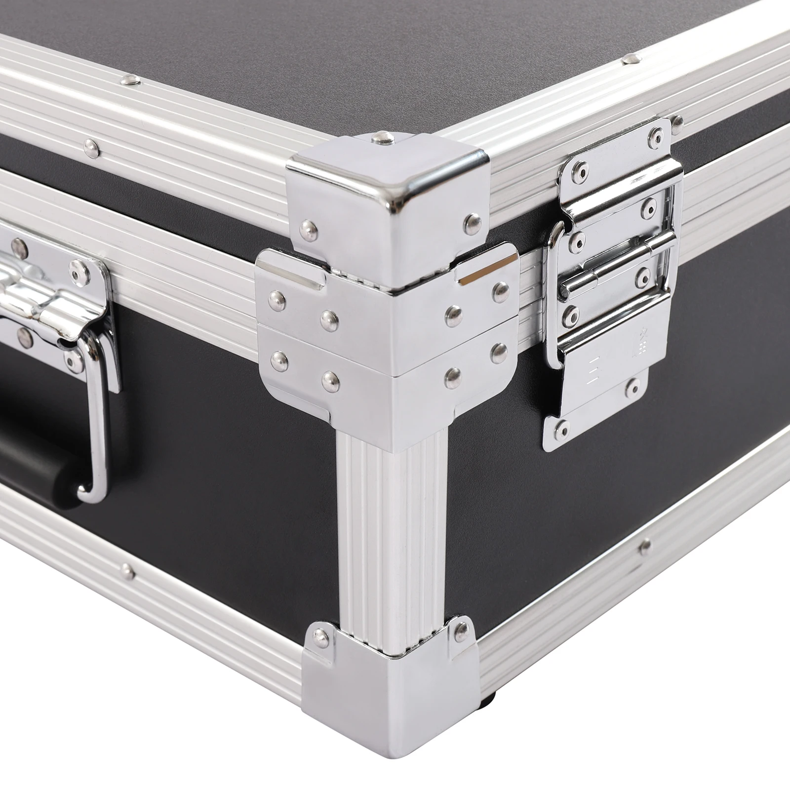 Aluminum Alloy Security Case, 18.35" Protective Storage Box with Customizable Foam, Combination Lock for Tools & Equipment