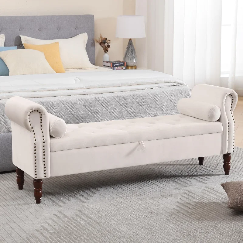 Storage Bench for Bedroom, 67