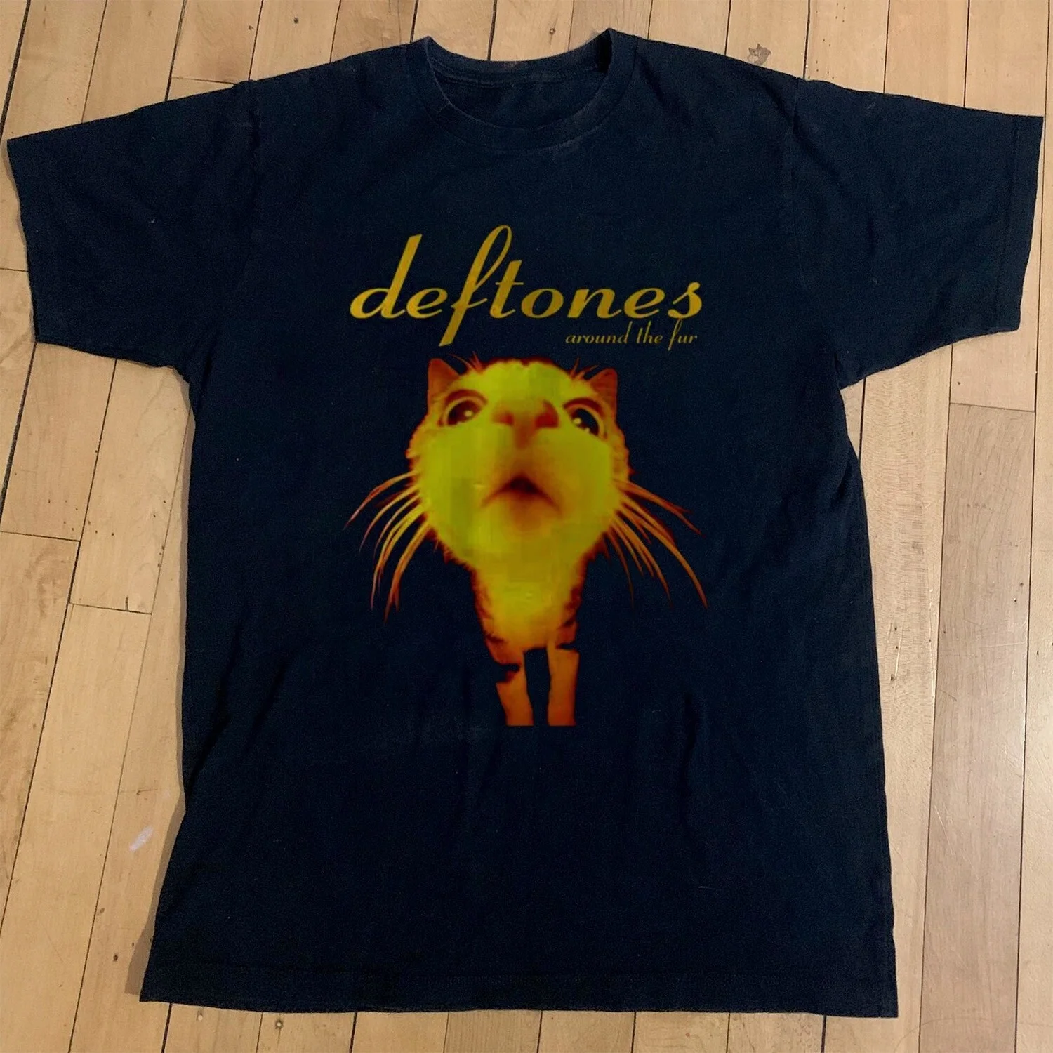 2026 حار جديد القط ميمي قميص أسود خمر المرأة الرجال القطن المحملة الاتجاه عادية كبيرة الحجم