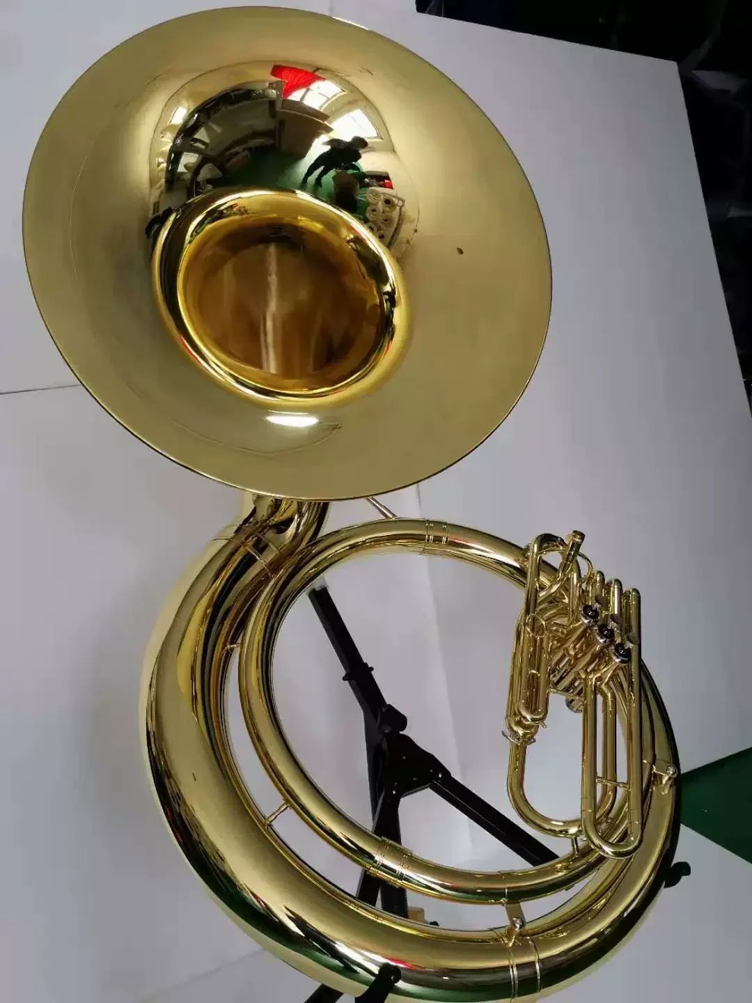 2025 Brass Sousaphone All Brass Band Drum Horn Tuba Subwoofer for Bass Instrument for The Team