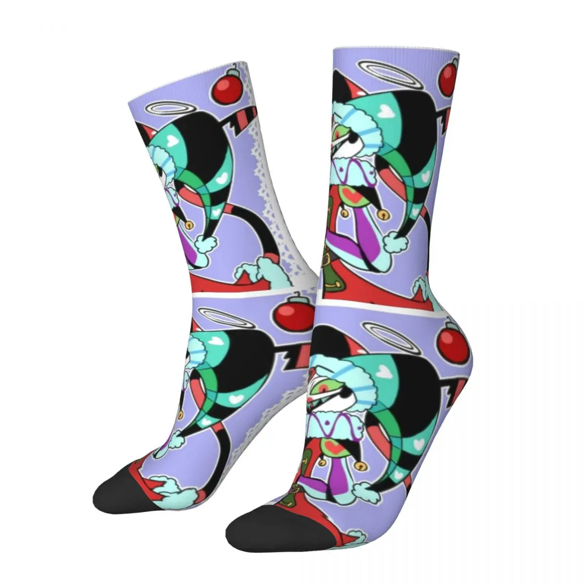 

Helluva Boss Cartoon Socks Men Women Casual Fizzarolli Socks Harajuku Spring Summer Autumn Winter Middle Tube Socks Gifts