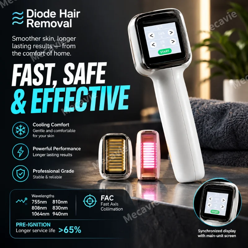 เครื่องดูแลผิวแบบพกพา Mecavie  - Alexandrite Laser Hair Removal Machine บทวิจารณ์และราคา