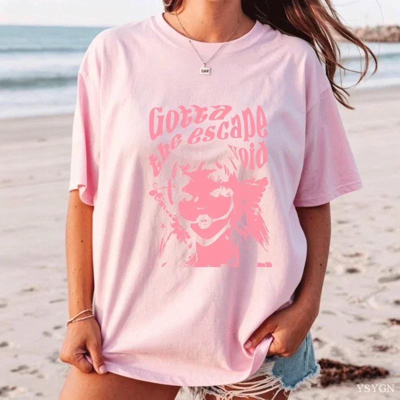 Women I May Not Be A Star Raccoon Graphic Tshirt Funny Animal Print Short Sleeve Casual Ladies Loose Meme Streetwear Tee