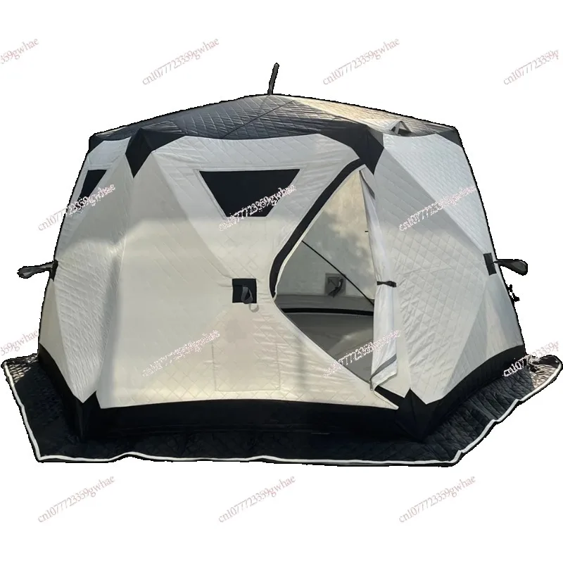 Outdoor hexagon portable pop-up custom winter camping hot tent