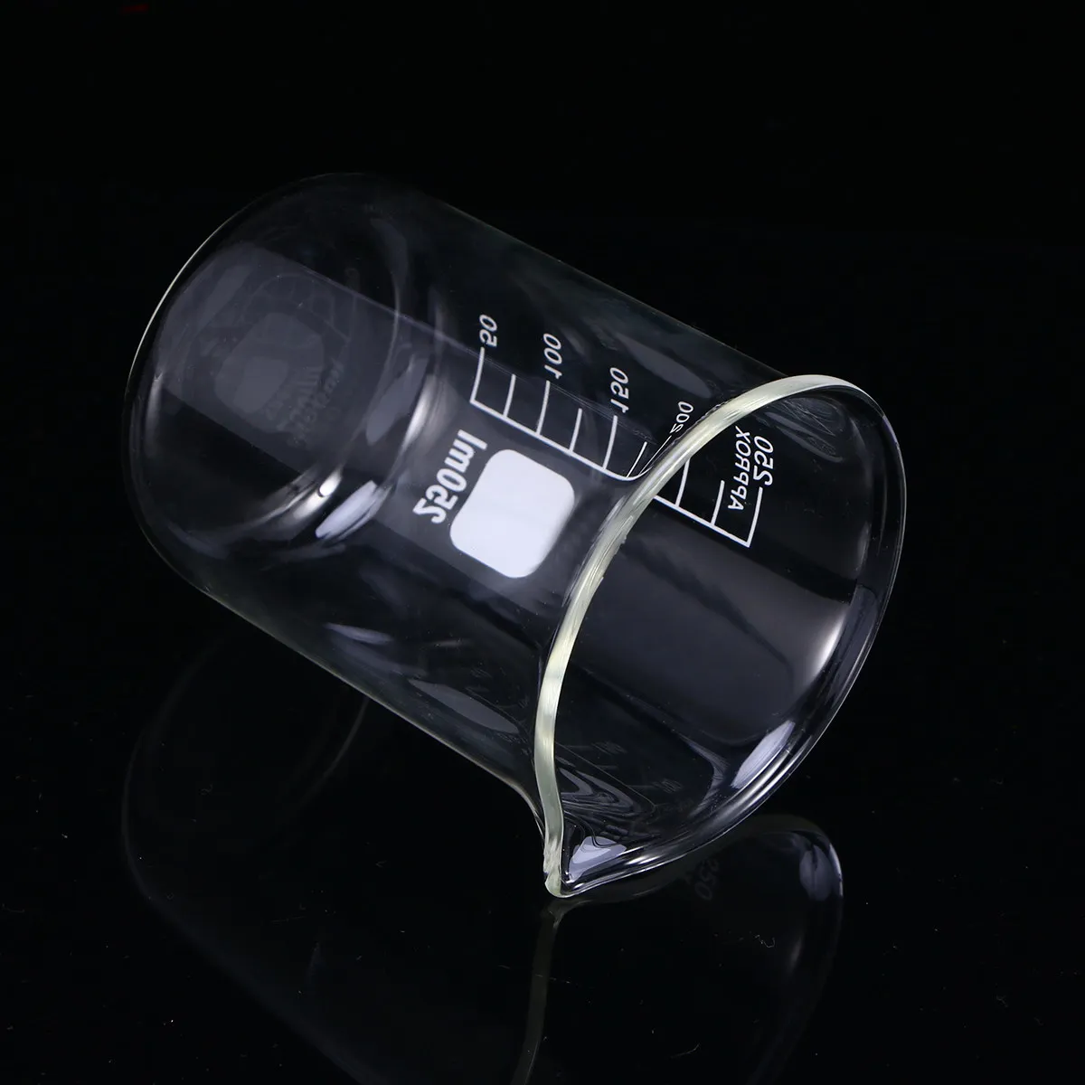 

250Ml High Quality Glass Beaker with Accurate Graduations Wide Opening for Lab Kitchen Bakery Dessert Shop Liquid Measuring