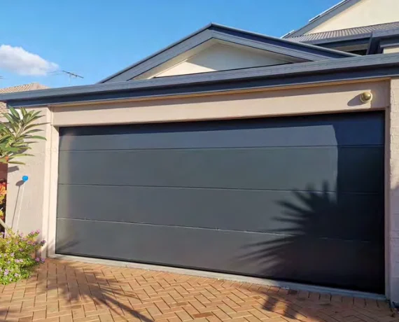 Luxurious Outdoor Waterproof Aluminum Alloy Garage Door Sectional Remote Control Intelligent Garage Door Anti Theft Garage Door