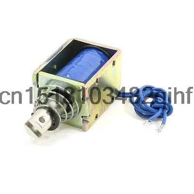 

DC 12V Pull Type Open Frame Solenoid Electromagnet Holding Force 25N