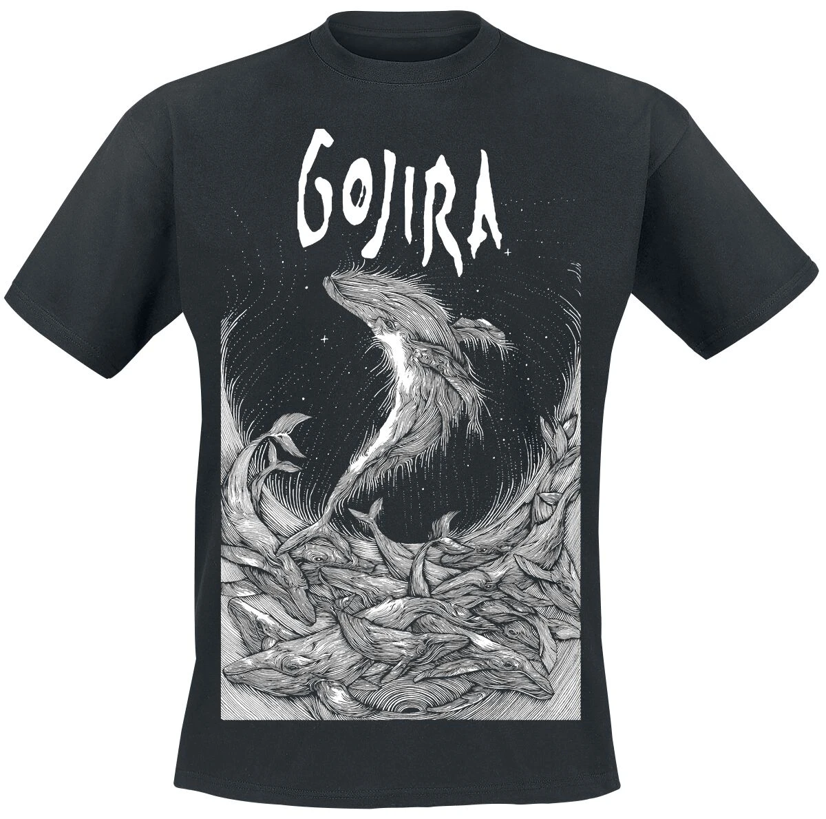 Y2k Gojira Graphic Cotton Band T-shirt Unisex Summer Short Sleeve Fashion Brand Tee Luxury Casual Vintage Tees
