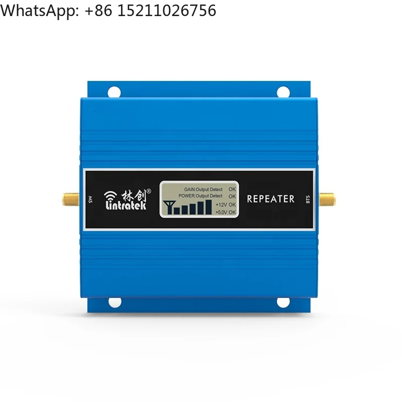 Lintratek One Band Gsm مكرر أزرق 4g 3g 2g إشارة خلوية معززة شبكة متنقلة بحجم صغير