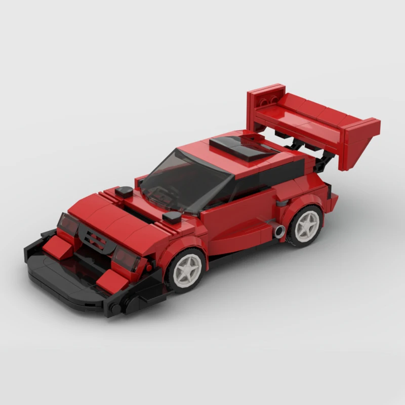QWERT Speed Racing Car Model MOC Building Bricks Escudo Rally Racing Modular Technology Holiday Gifts Assemble Toys Suit Display