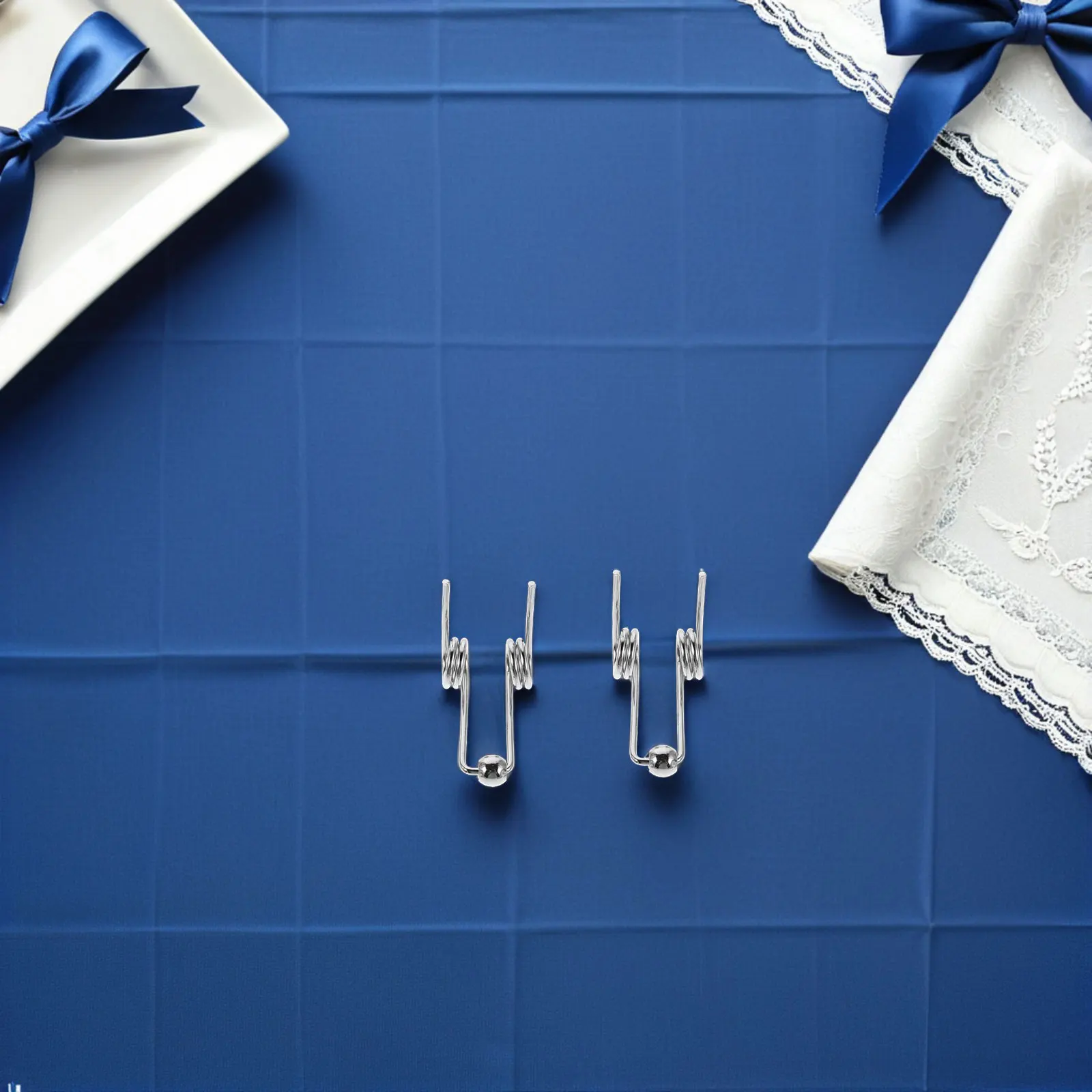 

6pcs Curling Iron Replacement Double Torsion Springs 30Mm Silver Metal For Hair Styling Tools Heat Resistant Diy Curling Rods