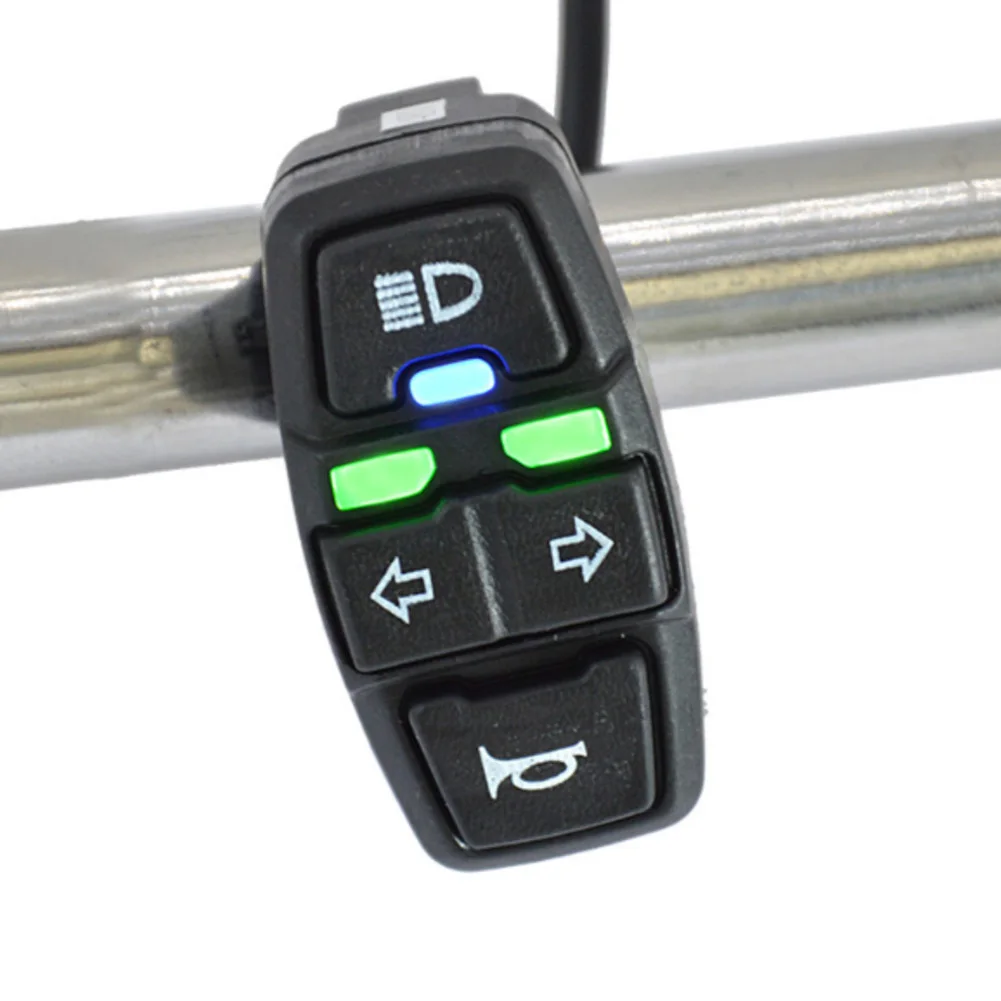 

Three In One Switch Bicycle Control Switch For Convenient Riding Compact Handlebar Control Integrated Convenience Design