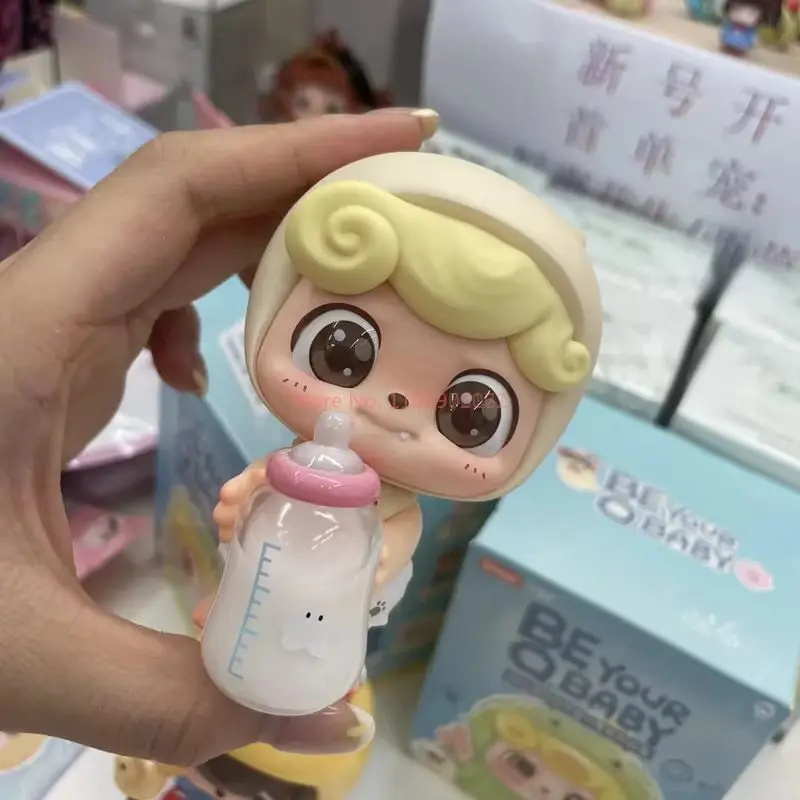 Q.Kid Be Your Q Baby Series Anime Action Figure Kawaii Cartoon Figure Collection Model Dolls Desktop Decor Toy Kid Birthday Pres