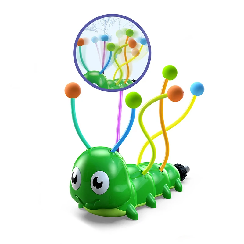 

Caterpillar Sprinkler Splash Toy For Kids - Fun Lawn Water Play Toy, Perfect For Outdoor Garden Party, Durable And Safe Design