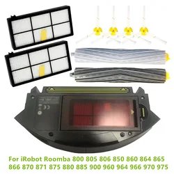 Hepa Filter Main Side Brushes Dust Box For iRobot Roomba 800 805 857 860 866 870 876 880 886 900 960 965 966 970 971 974 975 976