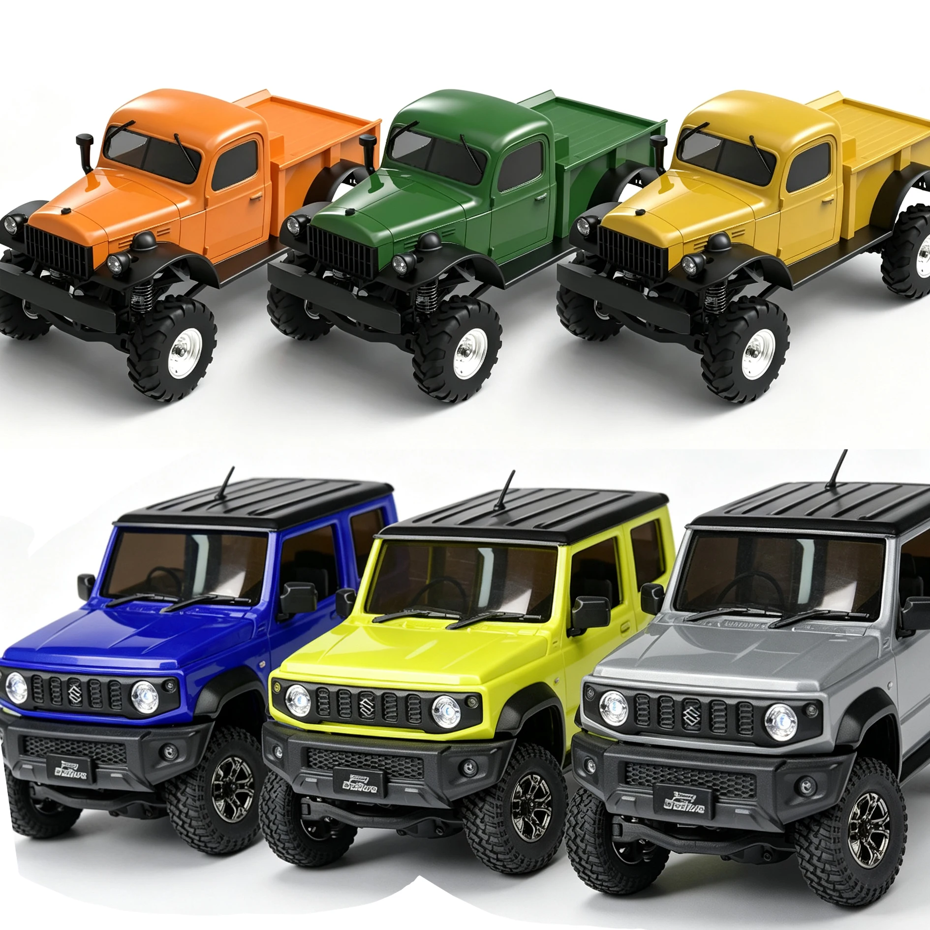 UDIRC Mini 4WD RC Crawler Off-Road Truck Car UCX2401 UCX2402 All Terrain Remote Control Rock Crawler Obstacle Climber for Adults