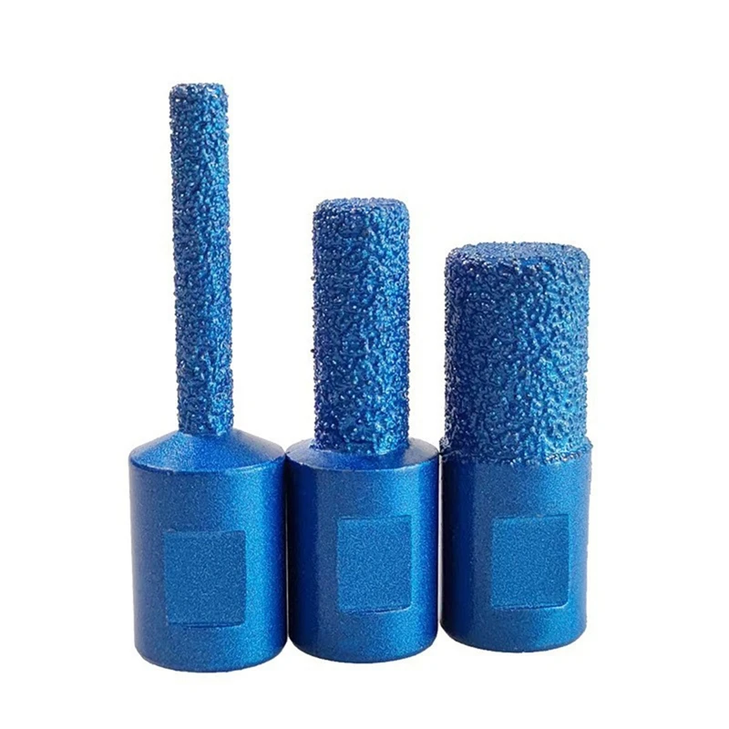 3PCS M10 Thread Brazed Milling Cutter High-Quality Diamond Drill Bit For  Tile Marble Glass Drill Cutting