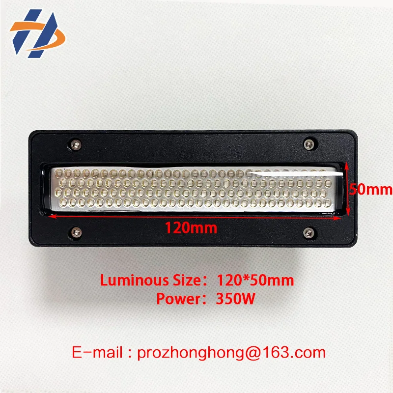 UV LED Splicing Module For Uv Flatbed Printer Furniture UV Varnish Baking Dry Curing UV LED Lamp  395NM Chip 120*20mm