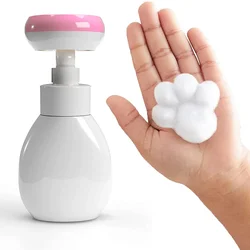 Hand Foam Dispenser Flower Shape Hand Soap Foam Hand Dispenser Flower Stamp Dispenser Foaming Soap  for Kids