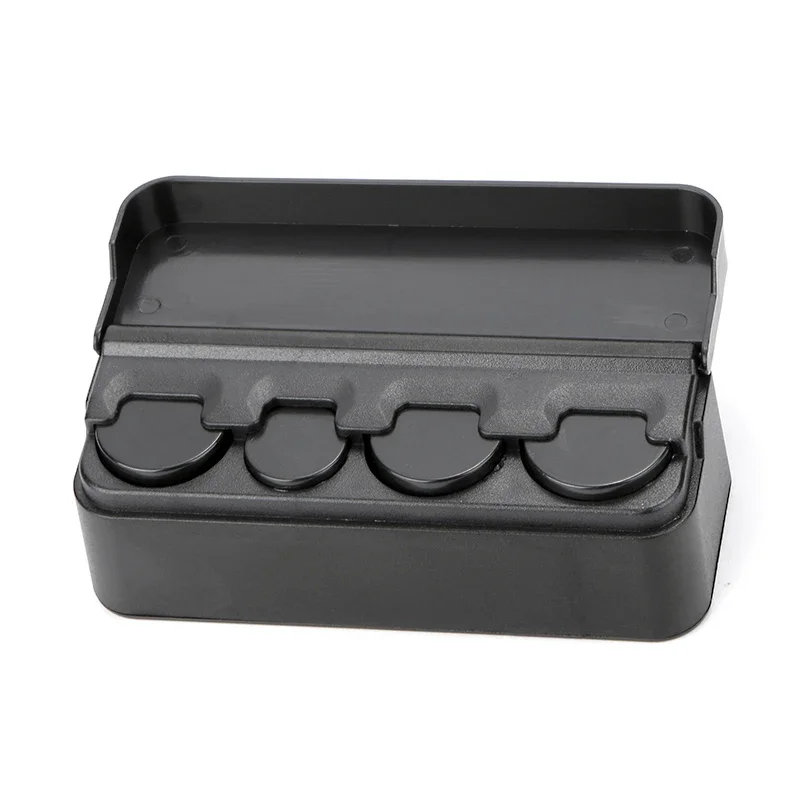 1pc Car Coin Organizer Change Money Storage Box Automobile Portable Coins Container Storage Case Holder Replace Accessories