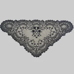 Triangular Veil Lace Chapel Shawl Traditional Women Head Covering Church Catholic Veil