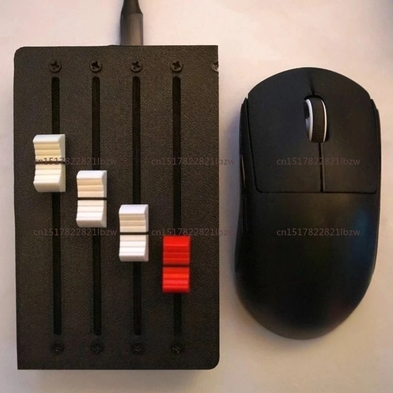 Minimalist 4-track Midi C Controller, DAW Host, MIDI Controller, Fader, String Expression Drawing (without Display)