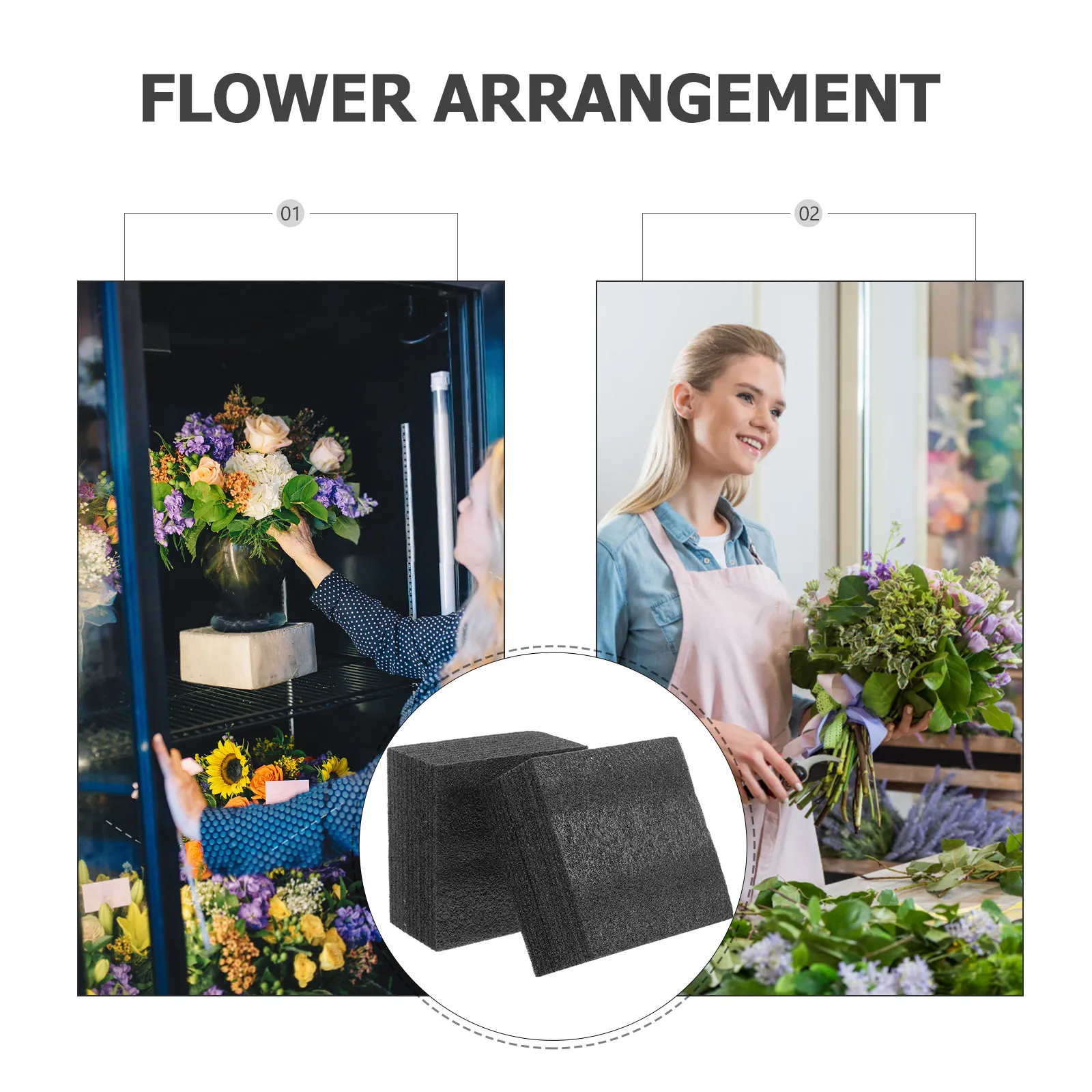 แผ่นโฟมดอกไม้ 2 ชิ้น ความหนาแน - Florist Flower Supply บทวิจารณ์และราคา