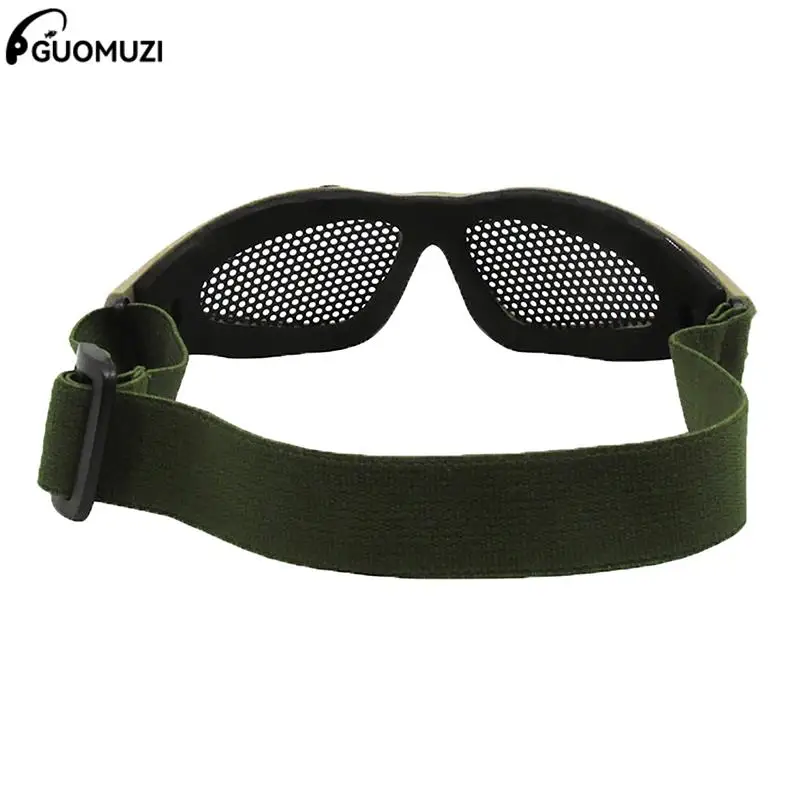 Tactical Paintball Goggles Eyewear Steel Wire Mesh Airsoft Net Glasses Eye Goggle Shock Resistance Eye Game Protector